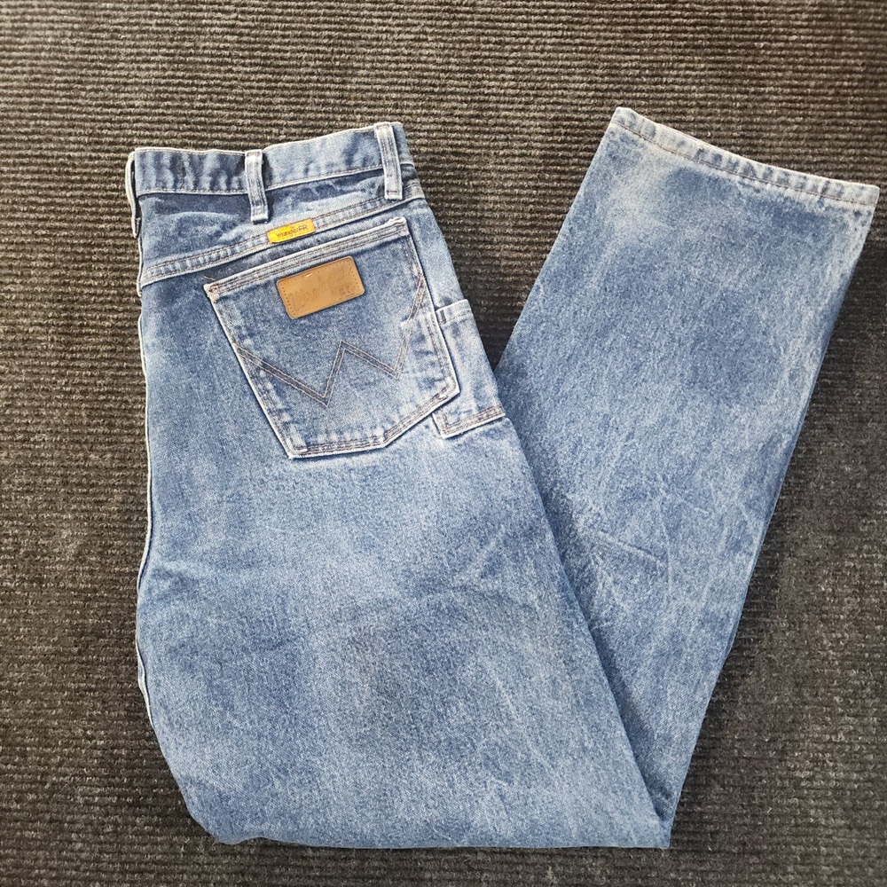 Wrangler FR Flame Resistant Relaxed Fit Jeans Blue FR31MWZ 36x34 Mens